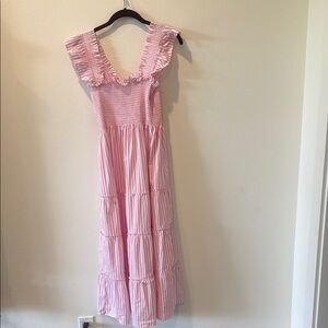 Hill House Pink and White Striped Ellie Nap Dress